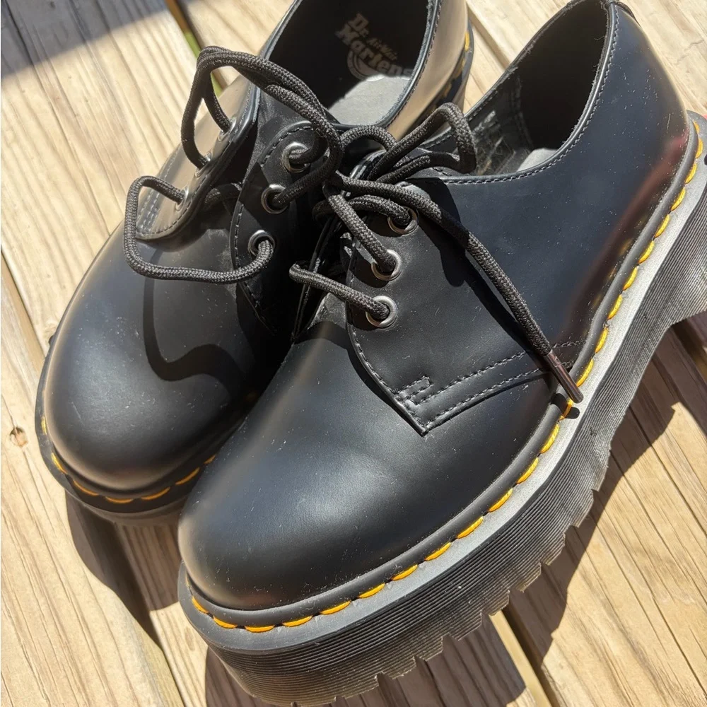 Platform Doc Martin Loafers